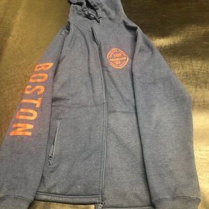 Sam Adams beer zip up hoodie XL